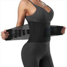 Women's waist training device Neoprene sauna sweat training belt waist shaping belt (black) XL size Women's waist training device Neoprene sauna sweat training belt waist shaping belt (black) XL size